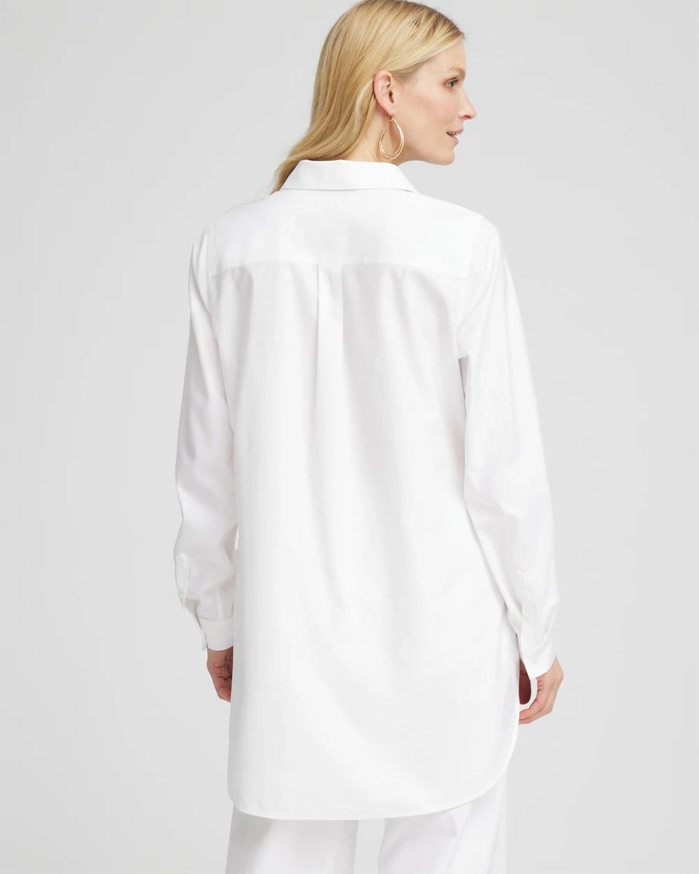 トップス borders GATHER SHIRT TUNIC 36 borders GATHER SHIRT TUNIC 36